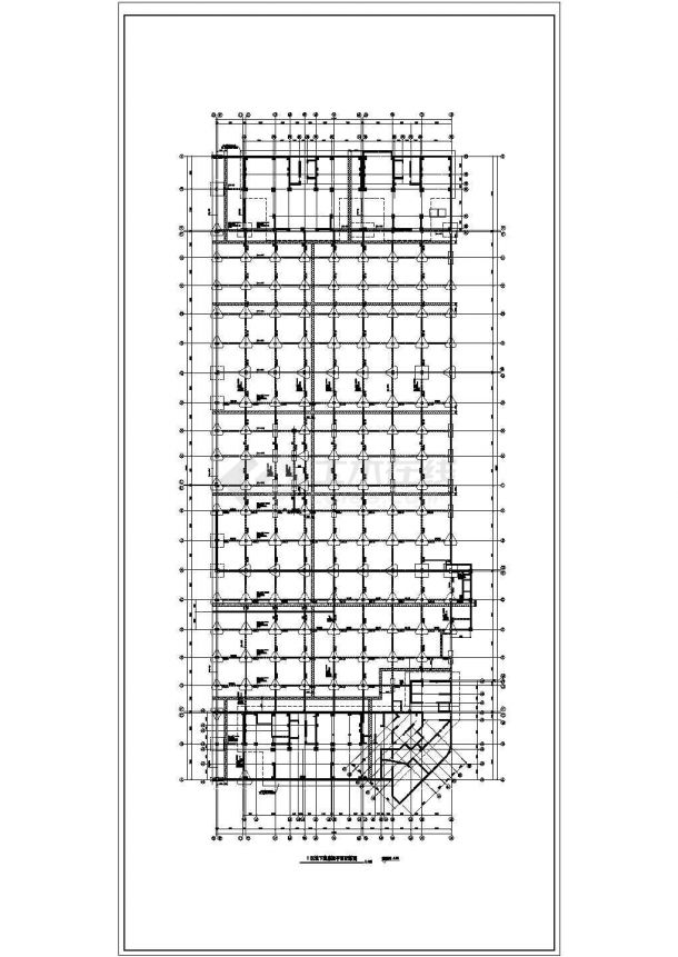 某地下室及裙房结构设计施工图-图二