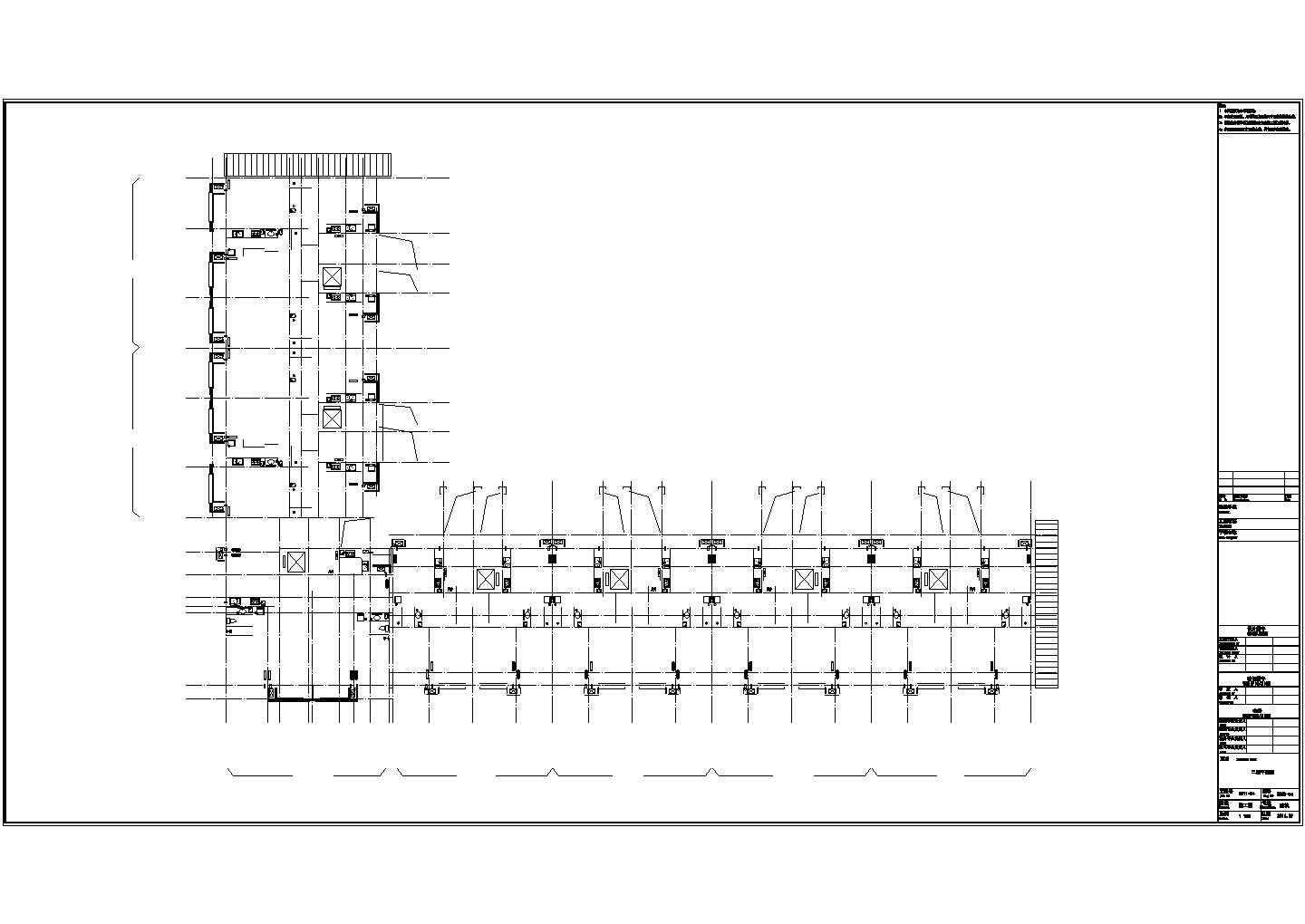 [北京]14层L型剪力墙结构高层住宅结构图（含建筑图）