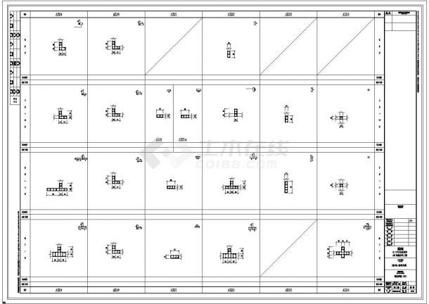 [北京]18层剪力墙高层住宅结构施工图（平板式筏基）-图一