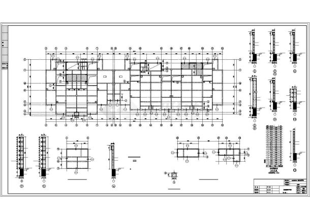 18层剪力墙结构安置区高层住宅结构施工图-图一