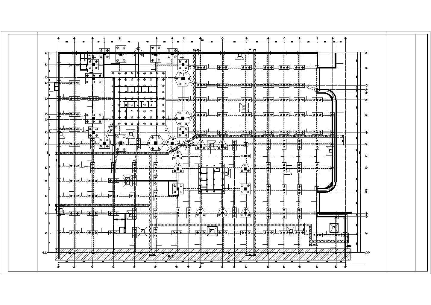 [浙江]二十七层框筒结构商住楼结构设计图