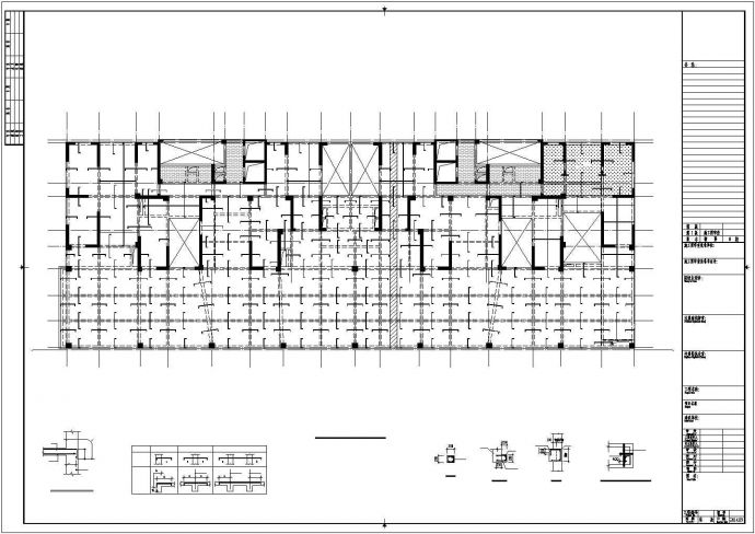 [福建]31层剪力墙结构高层住宅结构施工图（地上部分）_图1