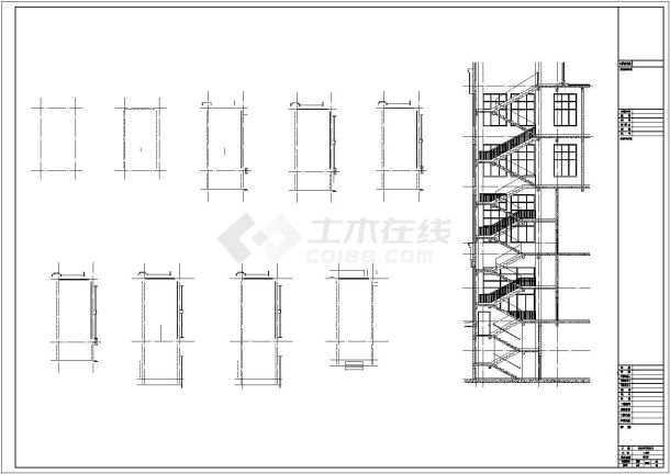 [安徽]三十二层框架剪力墙结构商住楼结构图（含建筑图、计算书、PKPM模型）-图二