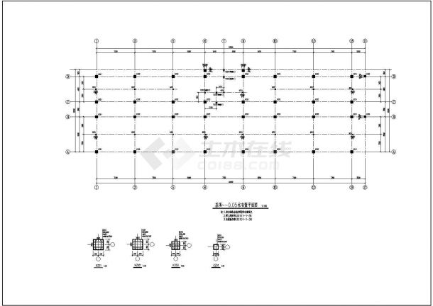 某卫生室结构设计图（条形基础，共12张）-图二