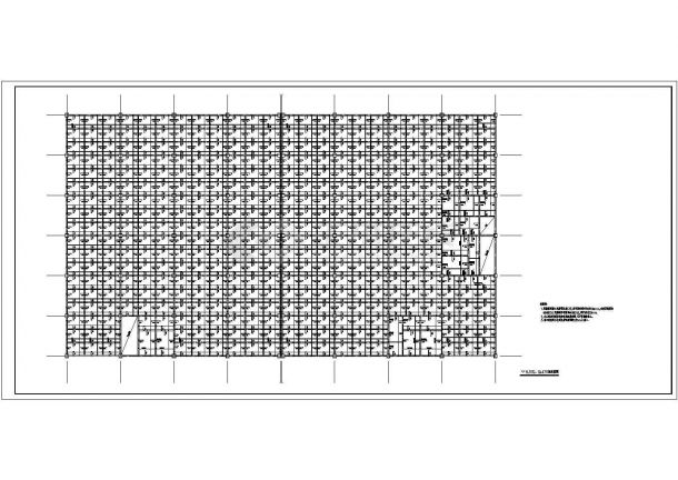 地上四层某框架厂房结构设计图（共8张）-图二