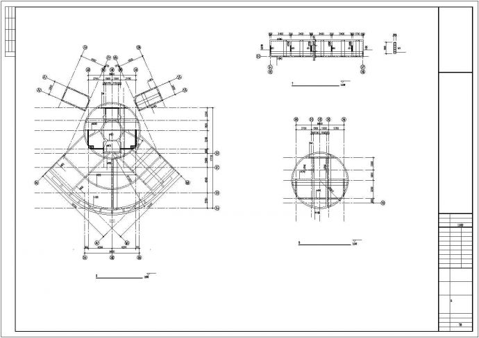 [广东]4栋连体三十四层框架核心筒结构商住楼结构施工图（含转换层）_图1