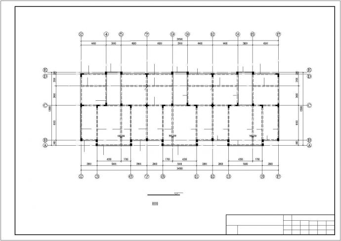 [吉林]地上六层异形柱框架结构商住楼结构施工图_图1