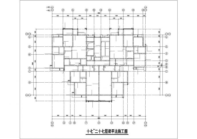 [四川]三十二层部分框支剪力墙结构商住楼结构施工图（仅地上部分）_图1
