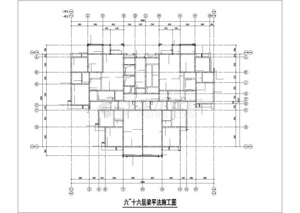 [四川]三十二层部分框支剪力墙结构商住楼结构施工图（仅地上部分）-图二