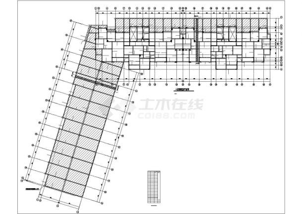 湖南]地上十八层框架剪力墙结构商住楼结构施工图-图一