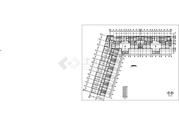 湖南]地上十八层框架剪力墙结构商住楼结构施工图-图二