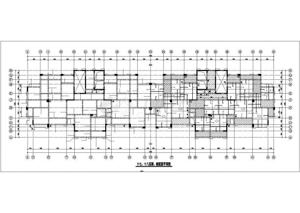 [湖南]十八层框架剪力墙结构商住楼结构施工图(仅地上部分)-图一