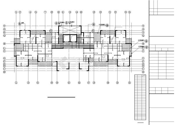 [湖南]二十四层框架剪力墙结构商住楼结构施工图-图二