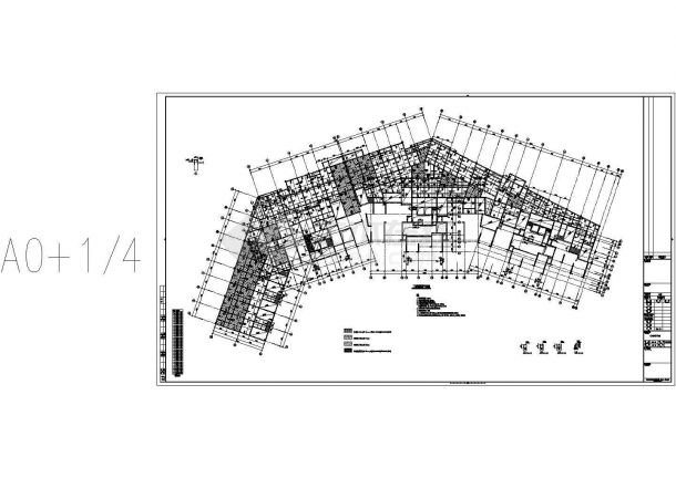 [湖南]三十二层框架剪力墙结构商住楼结构施工图-图二