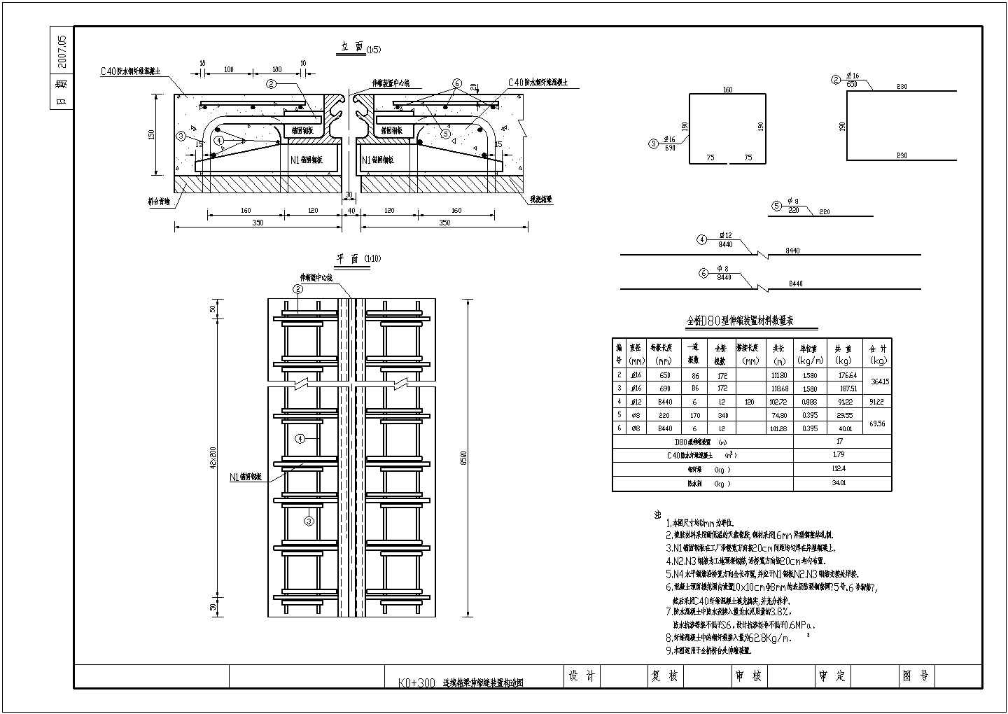 【黑龙江】钢筋混凝土连续箱梁桥施工图（箱梁宽8.5m）