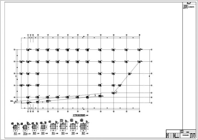 小学风雨操场及体育器材库结构施工图_图1