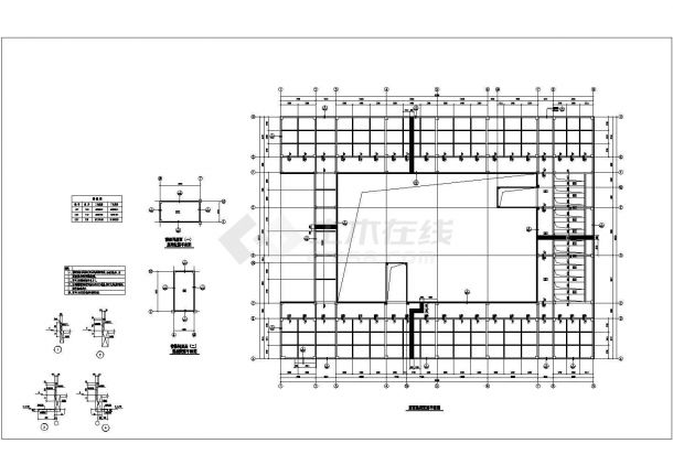 【东莞】五层框架结构教学楼结构设计施工图-图一