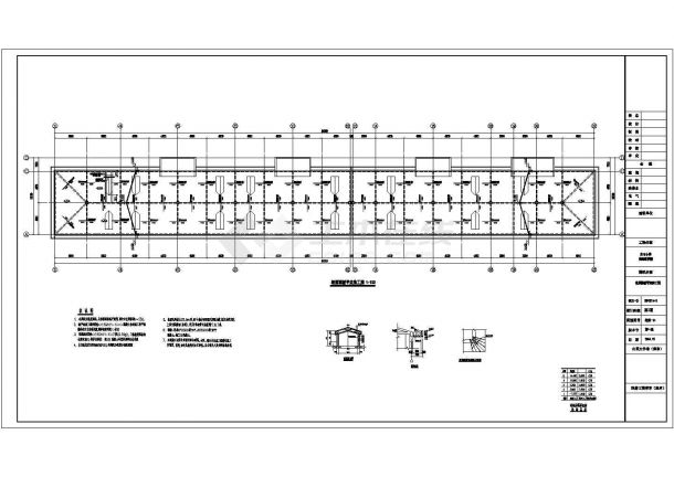 【湖南】地上四层框架结构教学楼结构设计施工图-图二