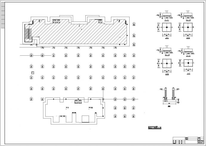 单层框架结构商业楼结构设计施工图_图1