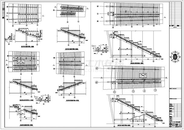 三层框架结构体育场结构设计施工图（省运会主体会场）-图一