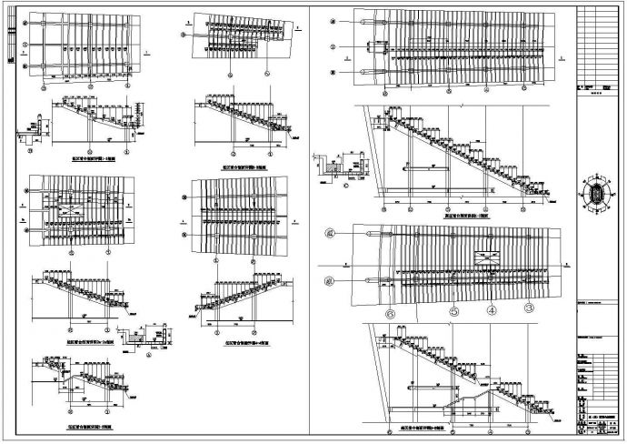 三层框架结构体育场结构设计施工图（省运会主体会场）_图1