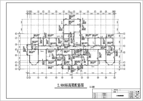 【兖州】十七层剪力墙结构桩基础住宅结构设计施工图-图一