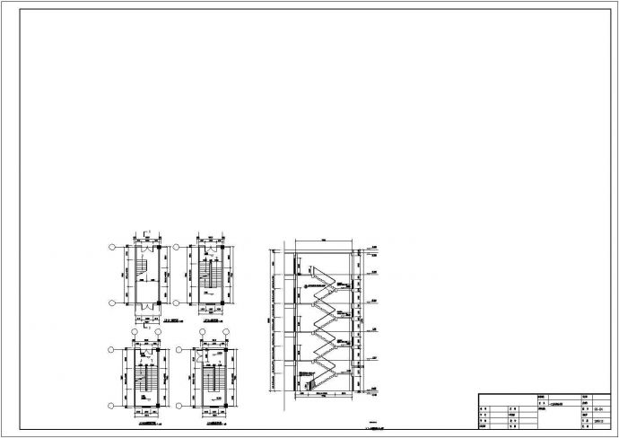[江苏]地上四层框架结构治超办公楼结构施工图（含建施）_图1