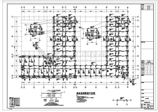 [温州]地上五层框架结构办公楼结构施工图-图二