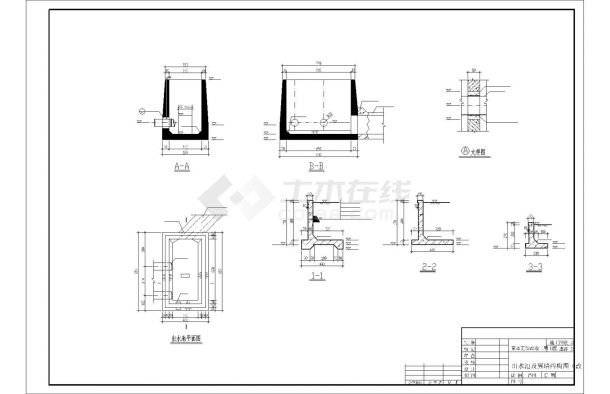 [江苏]泵站更新改造工程施工图(出水池电机层)-图二