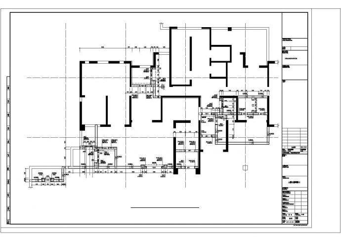 [天津]地下单层混凝土框架结构地下车库结构施工图_图1