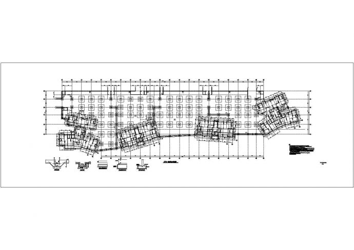 [北京]地下一层框架结构地下车库结构施工图_图1