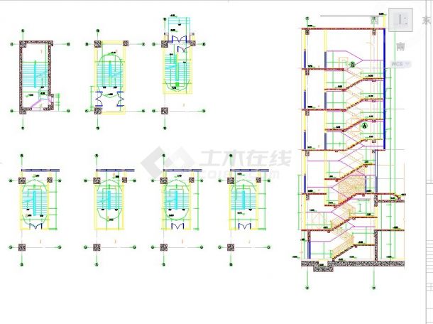 [江苏]某150米现代风格知名商业建筑设计施工图(含目录)-图二