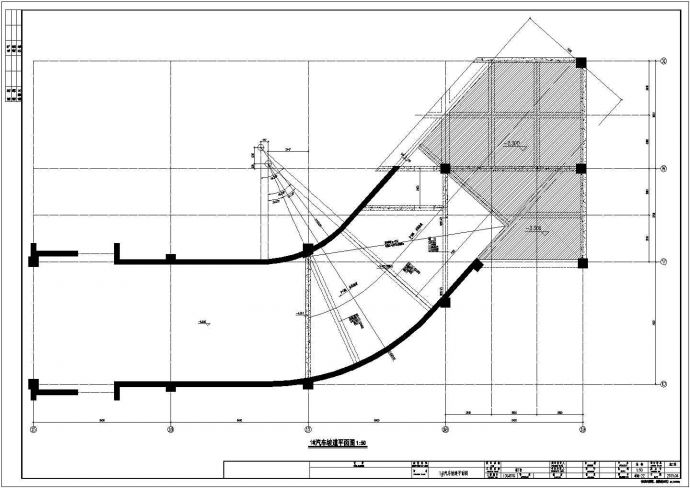 [浙江]单层框架结构地下车库结构施工图_图1