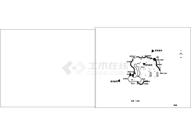 [广东]某高级住宅区别墅庭院景观设计方案-图一