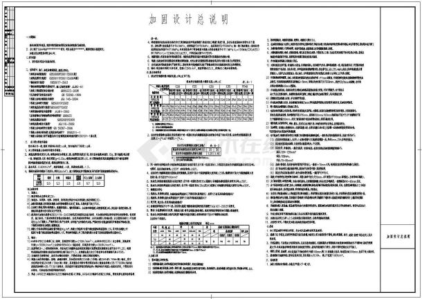 【厦门】校舍加固改造结构施工图，共3张图-图一