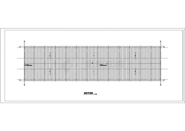 【河北】某排架冷库结构设计图（共9张）-图一