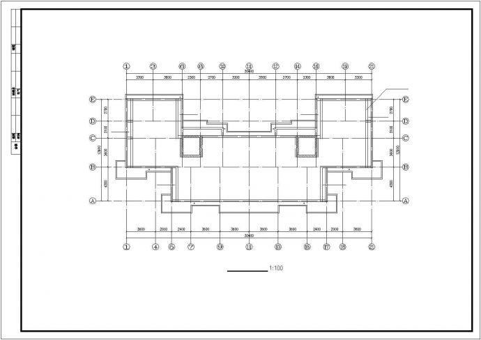 地上6层某平改坡木结构设计图，共11张图_图1