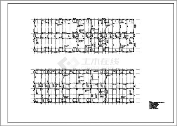 【云南】六层桩基础框架结构宿舍结构施工图-图二