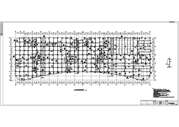 【黑龙江】地上五层框架（含少量剪力墙）结构公寓楼结构设计施工图-图一
