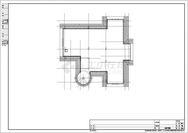[广东]三层框架结构北美风情星际酒店结构施工图（含建施）-图一