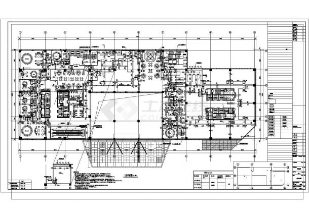 [北京]地上十九层框架核心筒结构五星级豪华大酒店结构施工图（含建筑图）-图一