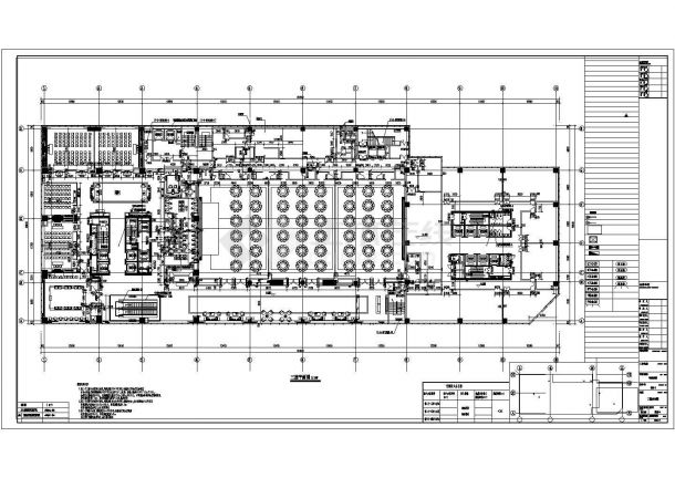 [北京]地上十九层框架核心筒结构五星级豪华大酒店结构施工图（含建筑图）-图二