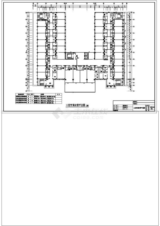 惠州某酒店中央空调空调水系统设计图纸-图二