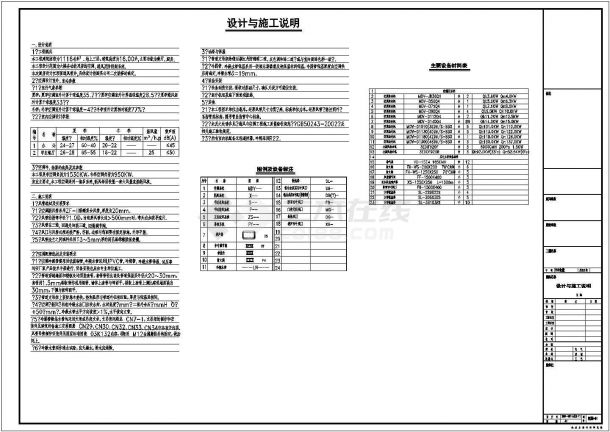 杭州某11164㎡三层服务中心空调图纸-图一