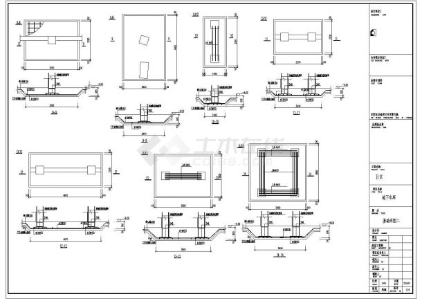 【辽宁】地下单层框架结构地下车库结构设计施工图-图一