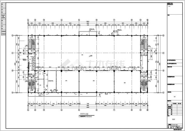[江西]五层框架结构公司综合楼结构施工图（含建筑图）-图二