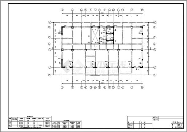 【甘肃】十七层框架剪力墙结构经济适用住房结构设计施工图-图一