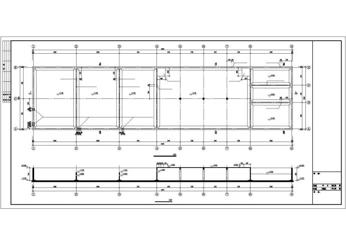 某水池结构设计图（含结构设计说明，共6张）_图1