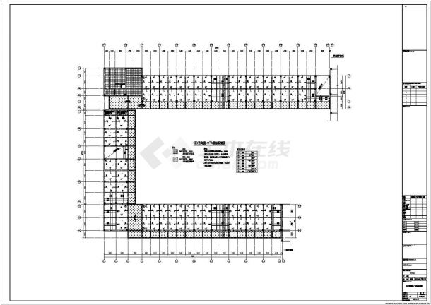 [浙江]五层与六层框架结构教学楼结构施工图-图一