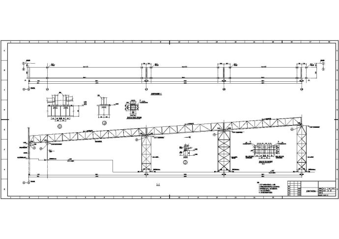 某煤矿皮带廊结构设计图（桩基础，共16张）_图1